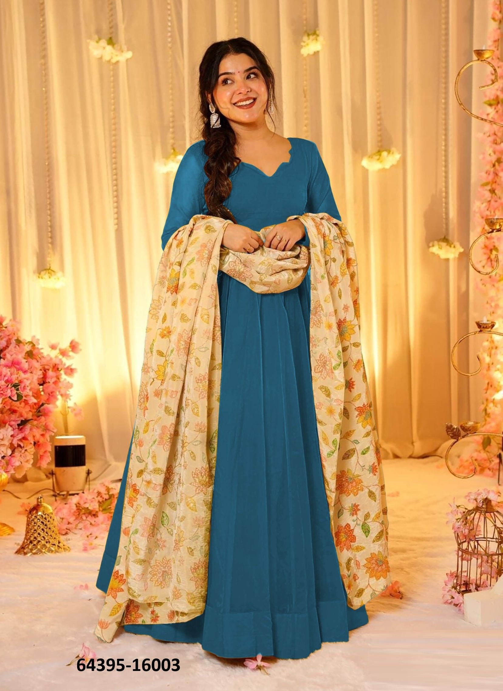 CLORA 16 - Catalog # 64395 (Set of 4 Readymade Gowns) CLORA 16 - Catalog # 64395 (Set of 4 Readymade Gowns)