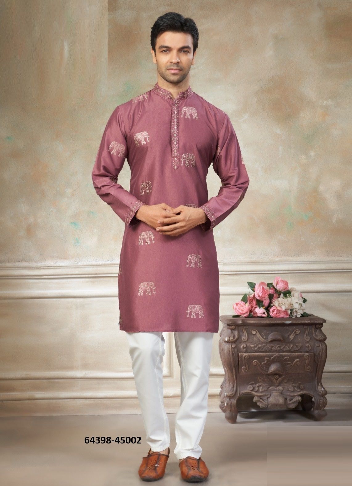 WEDDING COLLECTION 45 - Catalog # 64398 (Set of 5 Men's Ethnic Wear) WEDDING COLLECTION 45 - Catalog # 64398 (Set of 5 Men's Ethnic Wear)