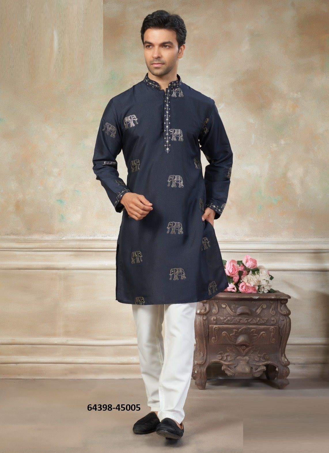 WEDDING COLLECTION 45 - Catalog # 64398 (Set of 5 Men's Ethnic Wear) WEDDING COLLECTION 45 - Catalog # 64398 (Set of 5 Men's Ethnic Wear)