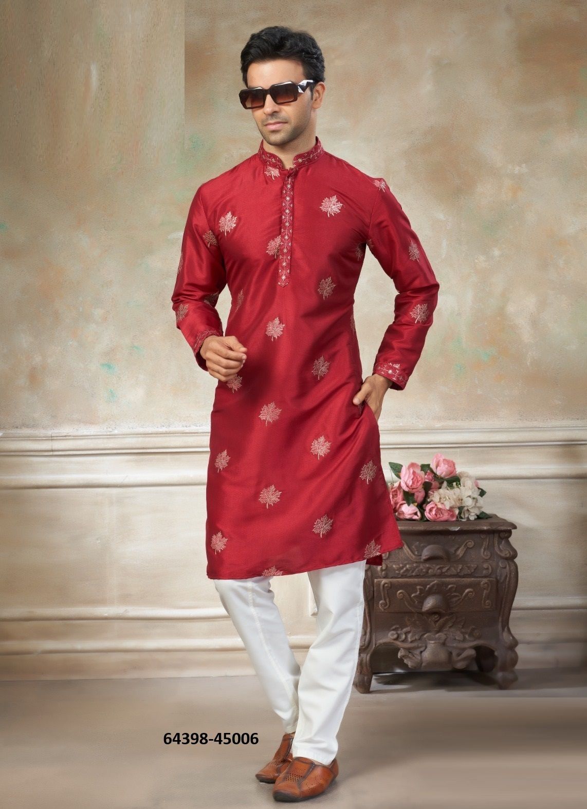 WEDDING COLLECTION 45 - Catalog # 64398 (Set of 5 Men's Ethnic Wear) WEDDING COLLECTION 45 - Catalog # 64398 (Set of 5 Men's Ethnic Wear)