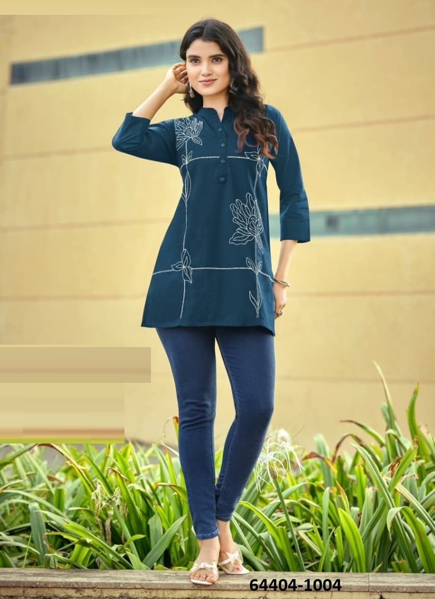 SUMMER SHORTS - Catalog # 64404 (Set of 6 Readymade Women's Kurtis / Tops) SUMMER SHORTS - Catalog # 64404 (Set of 6 Readymade Women's Kurtis / Tops)