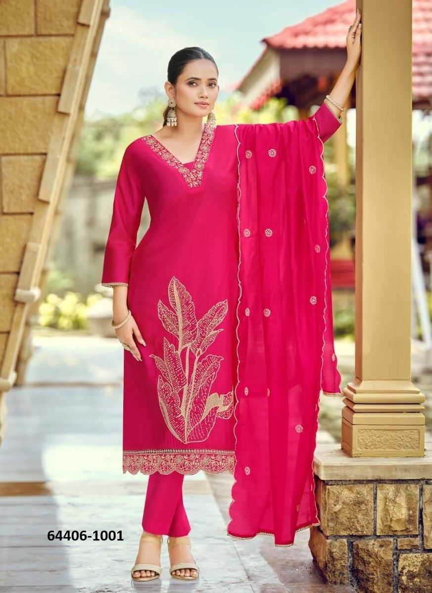 AVANI - Catalog # 64406 (Set of 6 Readymade Salwar Suits) AVANI - Catalog # 64406 (Set of 6 Readymade Salwar Suits)