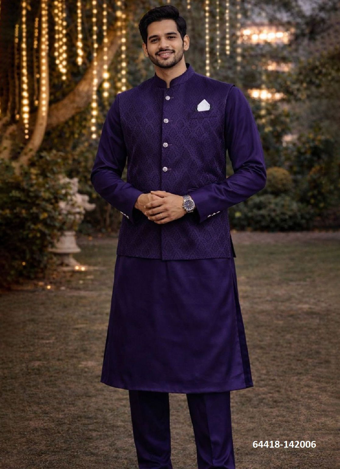 VOLUME 142 - Catalog # 64418 (Set of 14 Men's Ethnic Wear) VOLUME 142 - Catalog # 64418 (Set of 14 Men's Ethnic Wear)