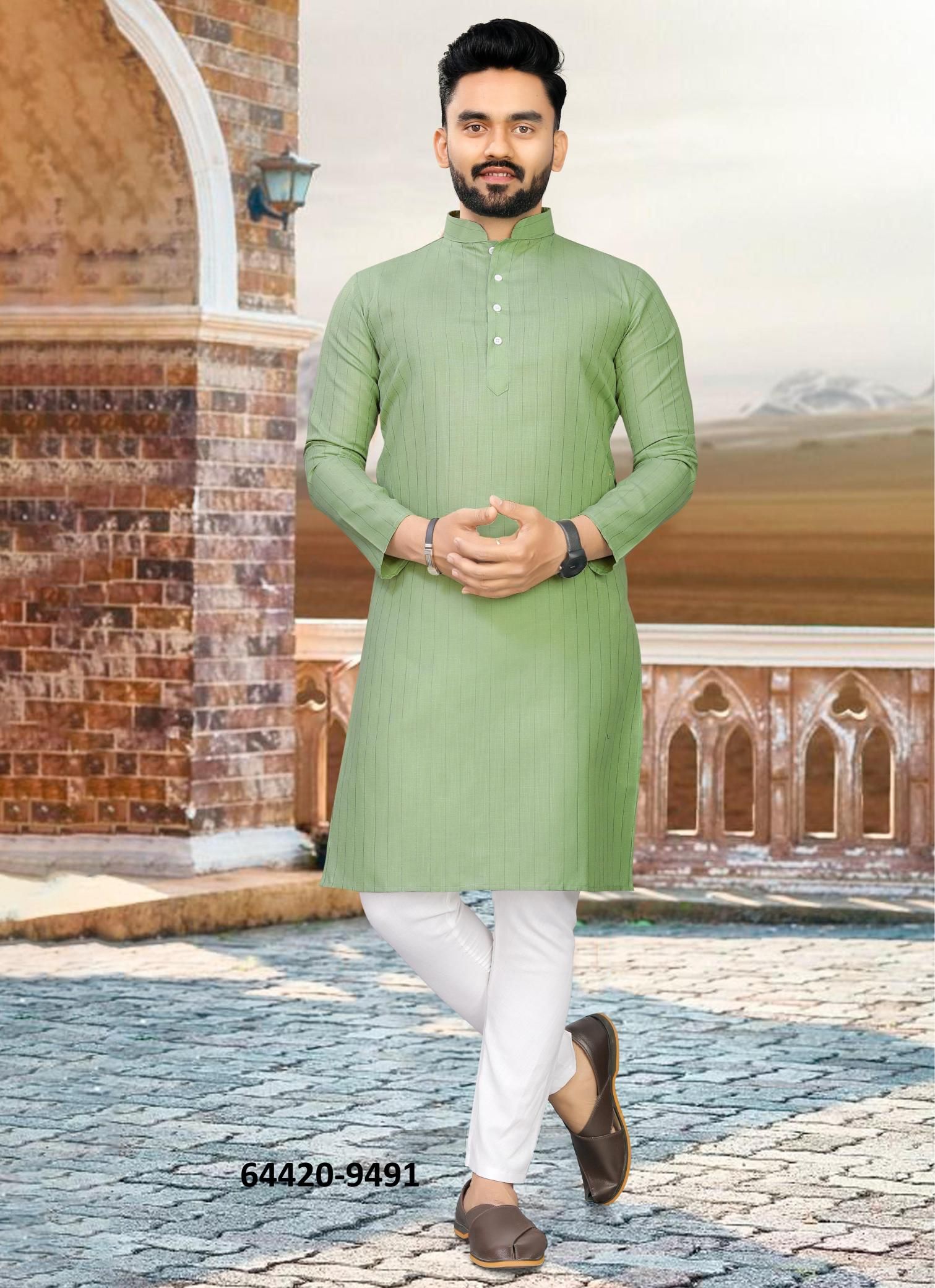 TWINKLE - Catalog # 64420 (Set of 14 Men's Ethnic Wear)
