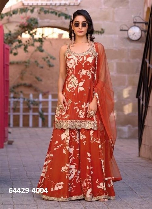 GINNI 4 - Catalog # 64429 (Set of 4 Readymade Salwar Suits)