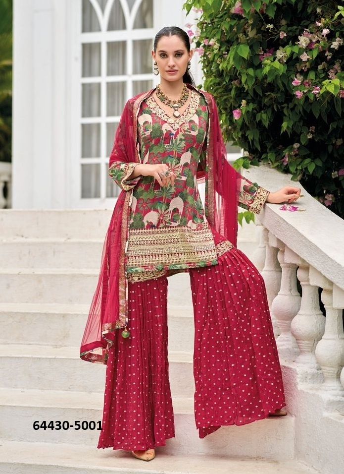 GINNI 5 - Catalog # 64430 (Set of 4 Readymade Salwar Suits) GINNI 5 - Catalog # 64430 (Set of 4 Readymade Salwar Suits)