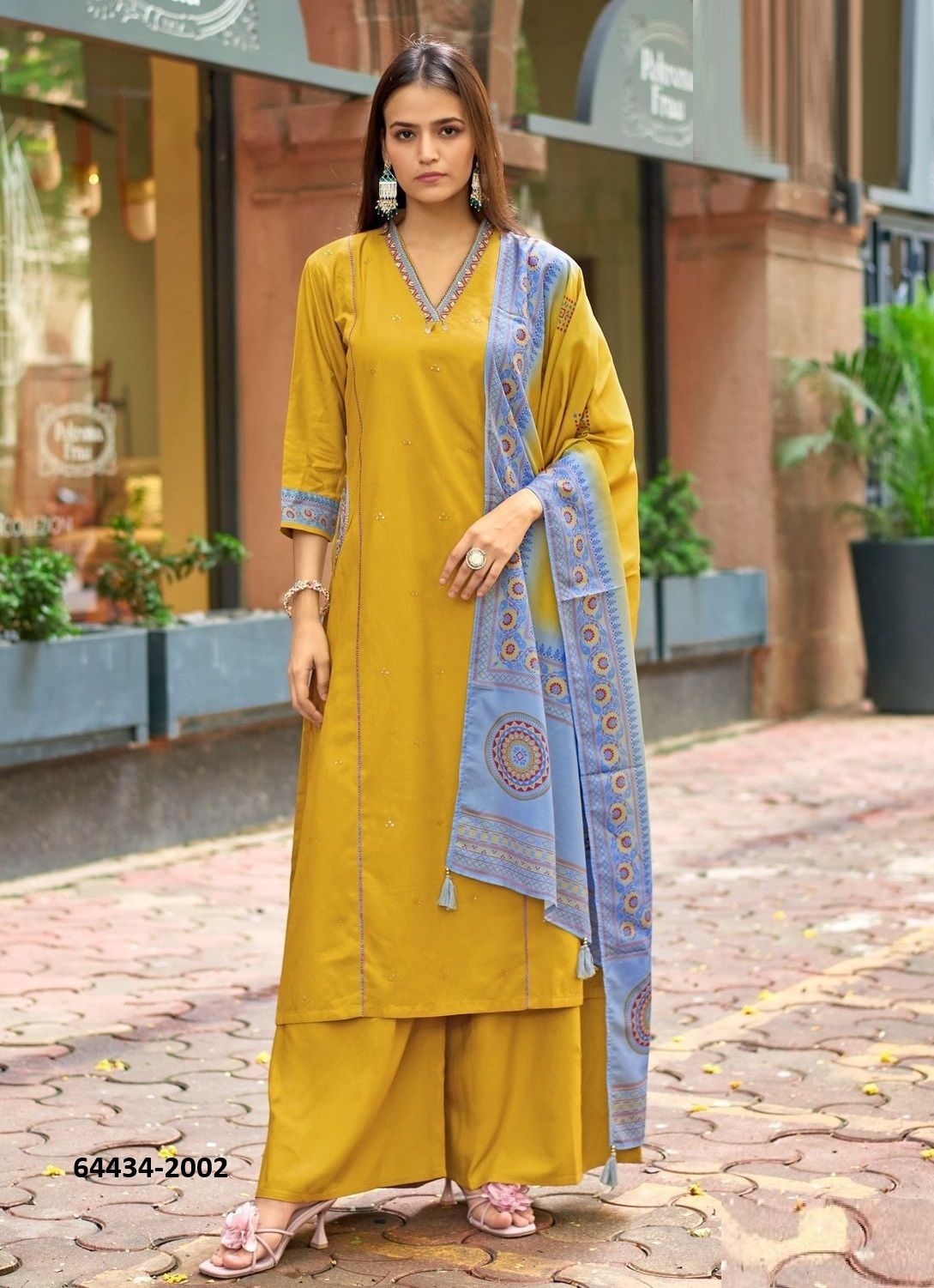 CHITRANGNA - Catalog # 64434 (Set of 6 Readymade Salwar Suits) CHITRANGNA - Catalog # 64434 (Set of 6 Readymade Salwar Suits)