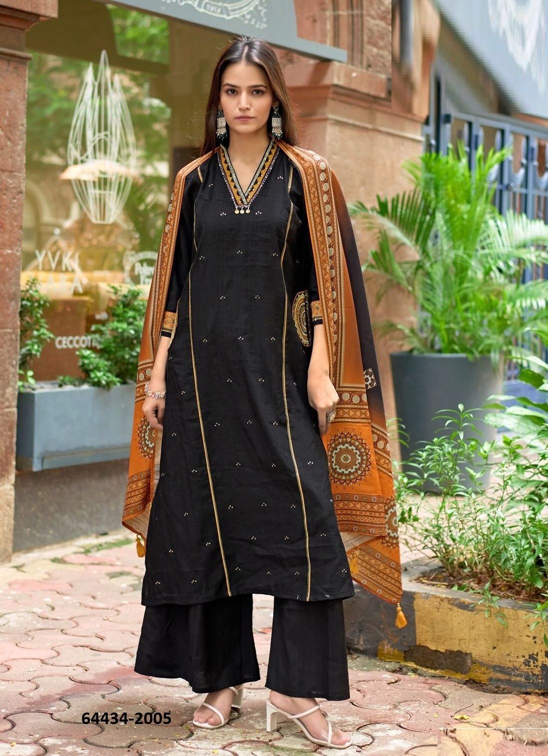 CHITRANGNA - Catalog # 64434 (Set of 6 Readymade Salwar Suits) CHITRANGNA - Catalog # 64434 (Set of 6 Readymade Salwar Suits)