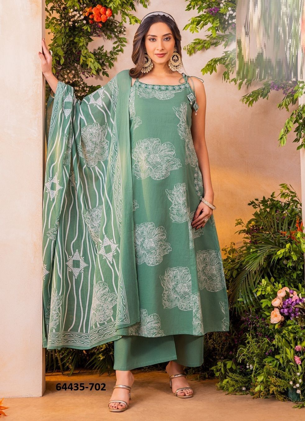 SERIES 701 - Catalog # 64435 (Set of 4 SIZE-SETS [Readymade Salwar Suits])