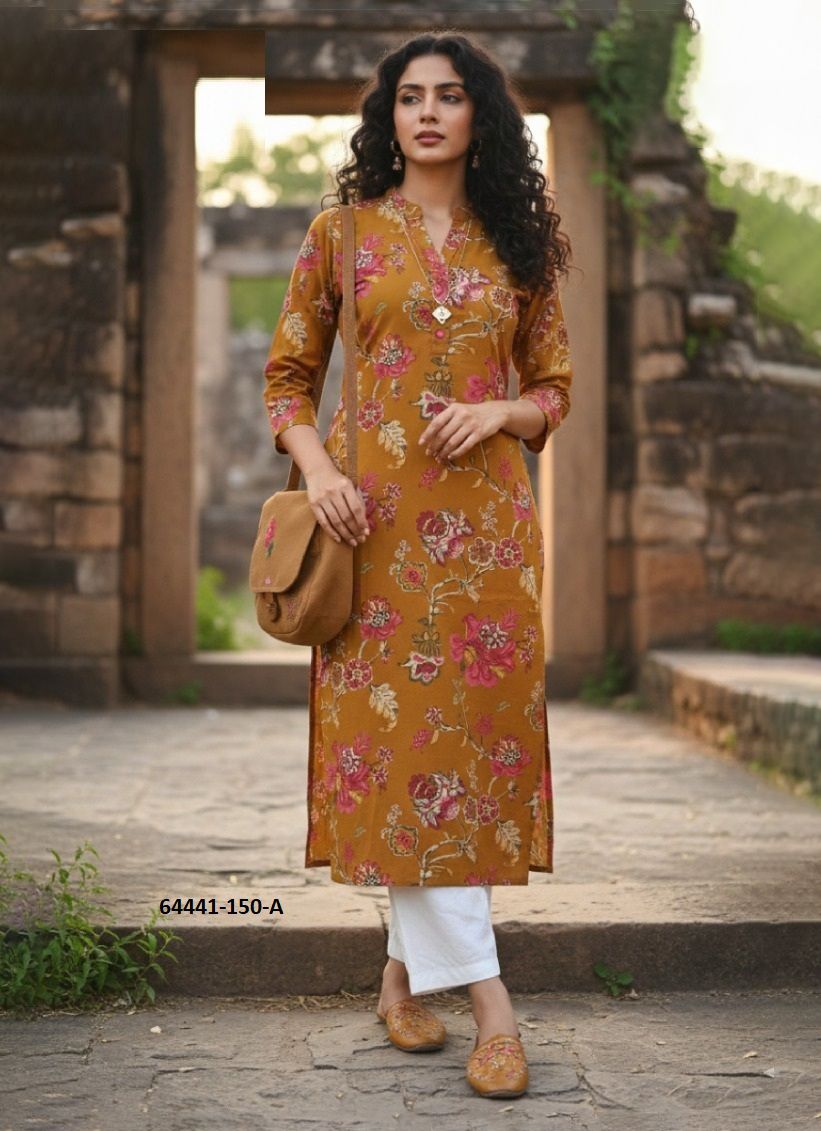 AARVIKA - Catalog # 64441 (Set of 6 Readymade Women's Kurtis / Tops) AARVIKA - Catalog # 64441 (Set of 6 Readymade Women's Kurtis / Tops)