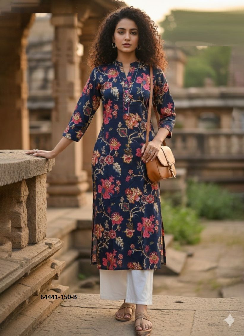 AARVIKA - Catalog # 64441 (Set of 6 Readymade Women's Kurtis / Tops) AARVIKA - Catalog # 64441 (Set of 6 Readymade Women's Kurtis / Tops)