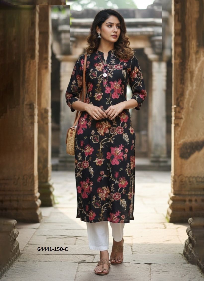 AARVIKA - Catalog # 64441 (Set of 6 Readymade Women's Kurtis / Tops) AARVIKA - Catalog # 64441 (Set of 6 Readymade Women's Kurtis / Tops)