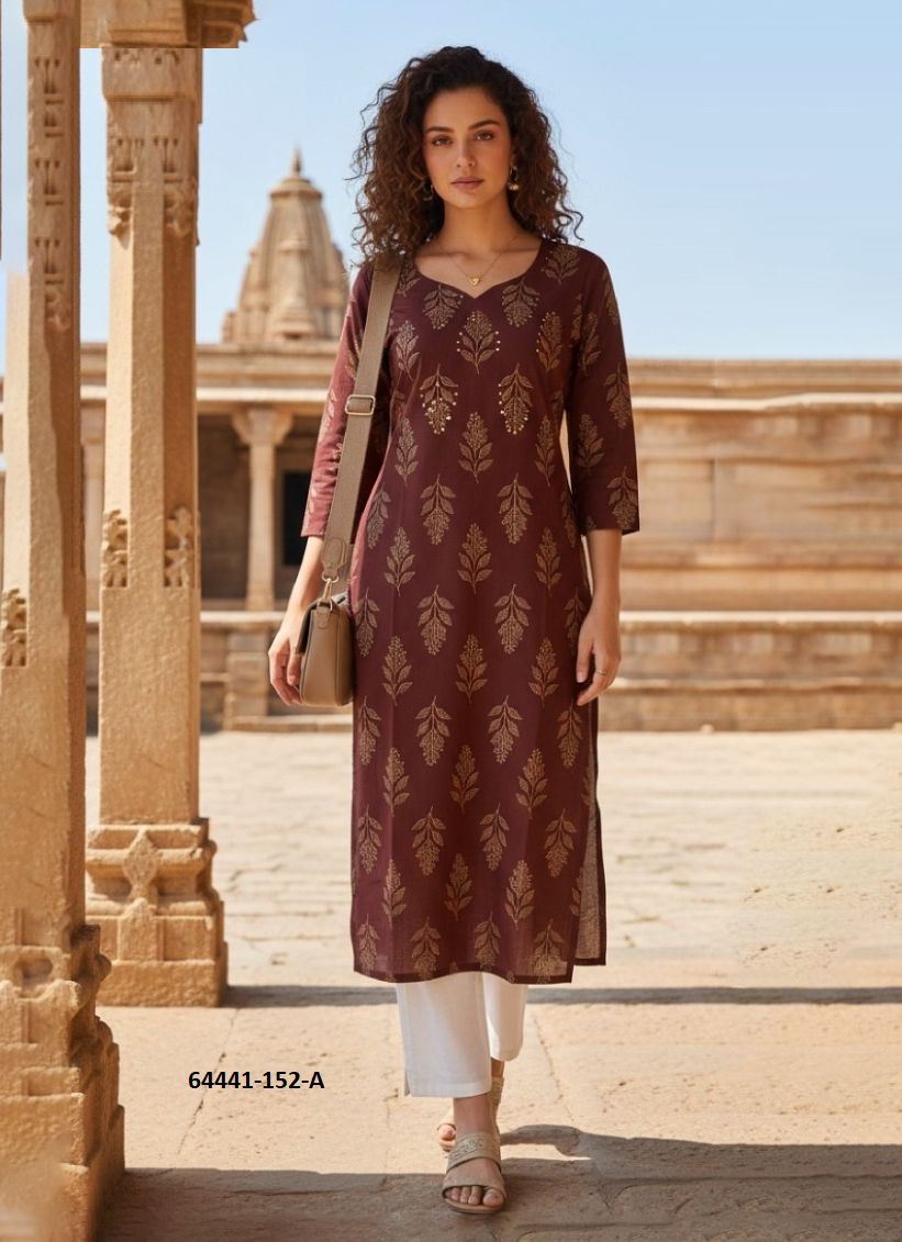 AARVIKA - Catalog # 64441 (Set of 6 Readymade Women's Kurtis / Tops) AARVIKA - Catalog # 64441 (Set of 6 Readymade Women's Kurtis / Tops)