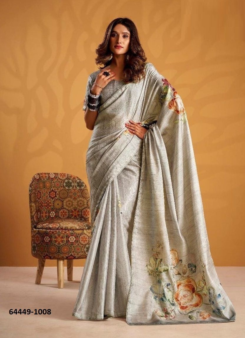 KASHEEDA SILK - Catalog # 64449 (Set of 8 Sarees) KASHEEDA SILK - Catalog # 64449 (Set of 8 Sarees)
