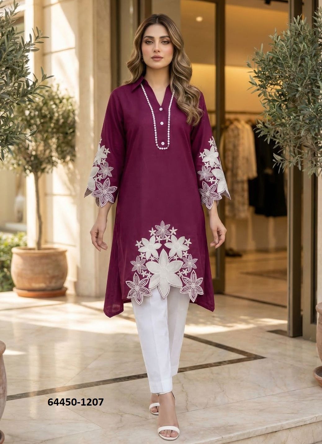 THE STYLO 2.0 - Catalog # 64450 (Set of 5 Readymade Women's Kurtis / Tops) THE STYLO 2.0 - Catalog # 64450 (Set of 5 Readymade Women's Kurtis / Tops)