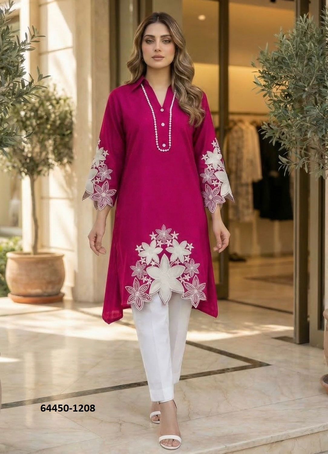THE STYLO 2.0 - Catalog # 64450 (Set of 5 Readymade Women's Kurtis / Tops) THE STYLO 2.0 - Catalog # 64450 (Set of 5 Readymade Women's Kurtis / Tops)