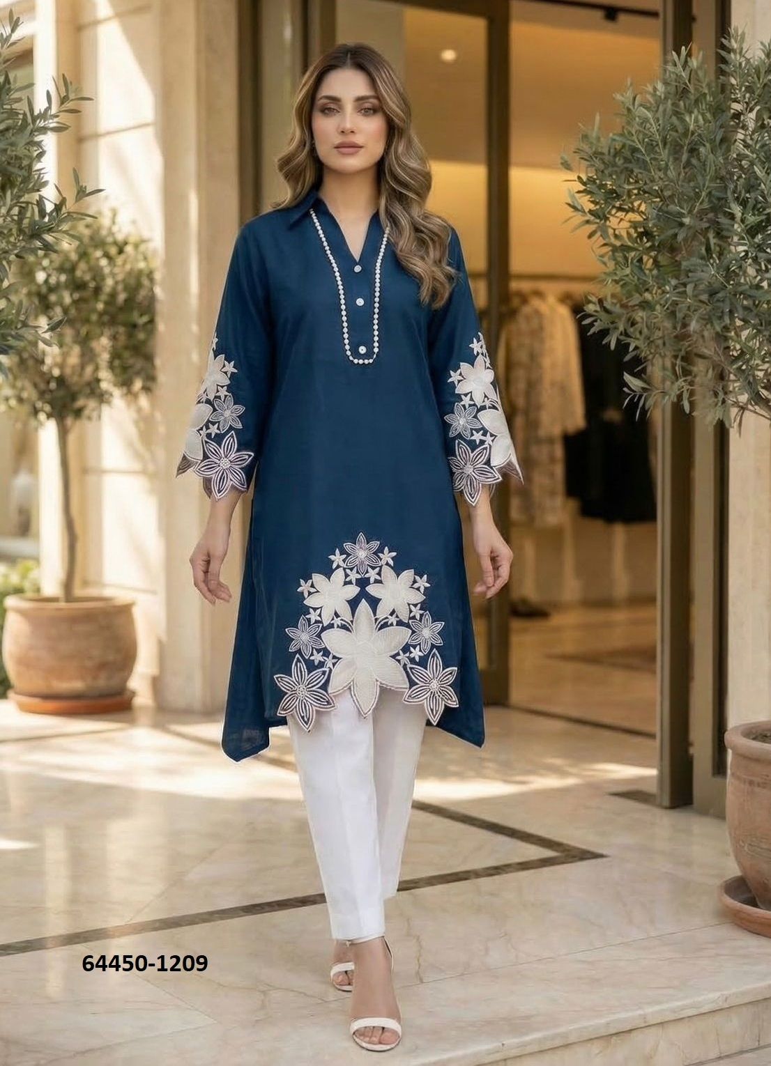THE STYLO 2.0 - Catalog # 64450 (Set of 5 Readymade Women's Kurtis / Tops) THE STYLO 2.0 - Catalog # 64450 (Set of 5 Readymade Women's Kurtis / Tops)