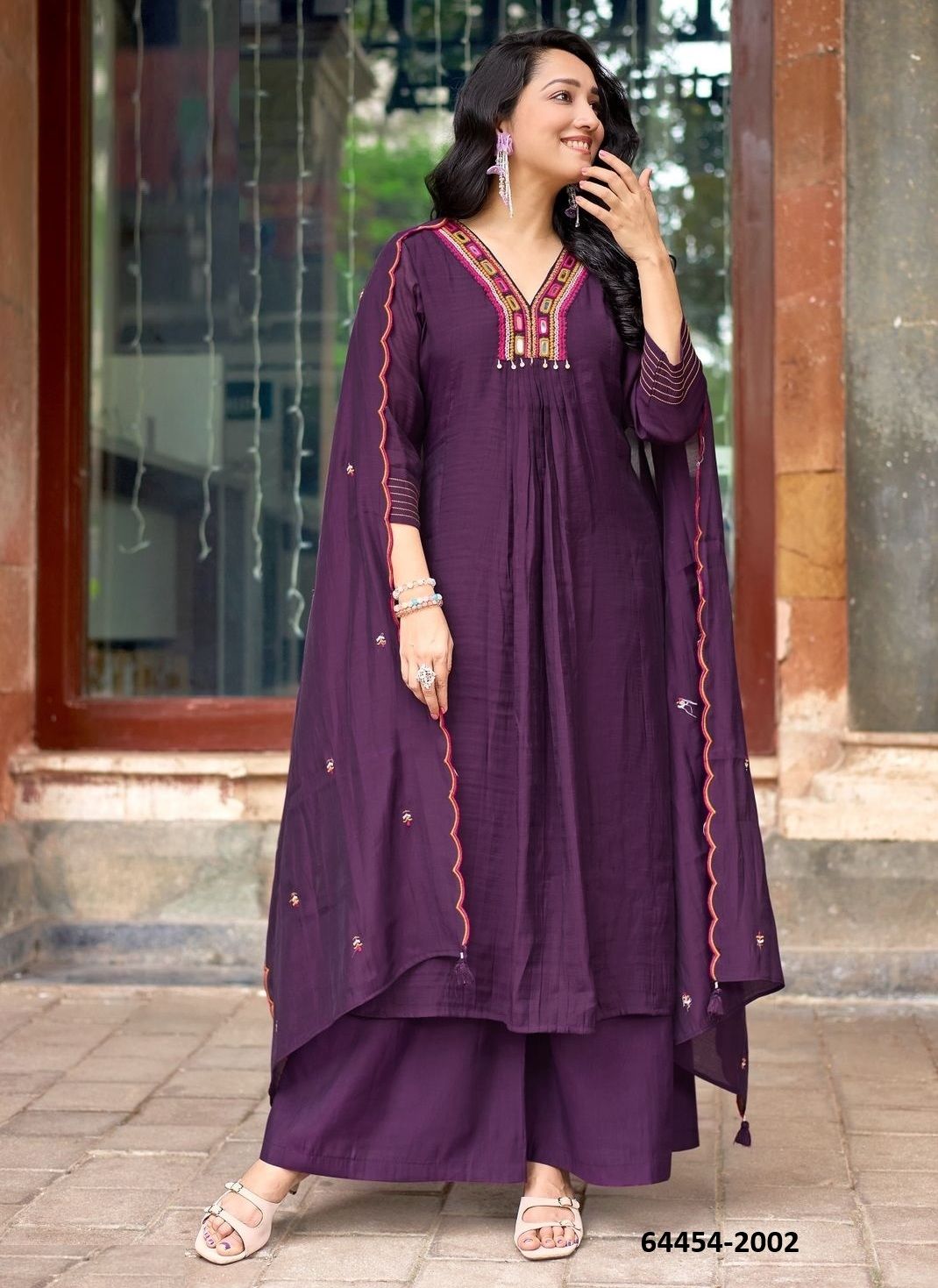 STREET WEAR - Catalog # 64454 (Set of 6 Readymade Salwar Suits) STREET WEAR - Catalog # 64454 (Set of 6 Readymade Salwar Suits)
