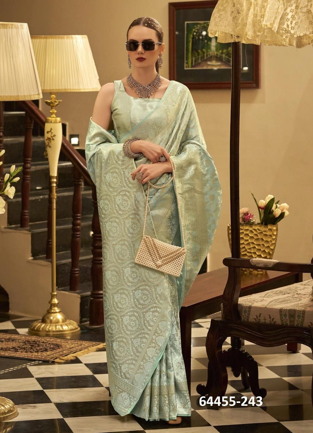 SHELLA SILK - Catalog # 64455 (Set of 6 Sarees) SHELLA SILK - Catalog # 64455 (Set of 6 Sarees)