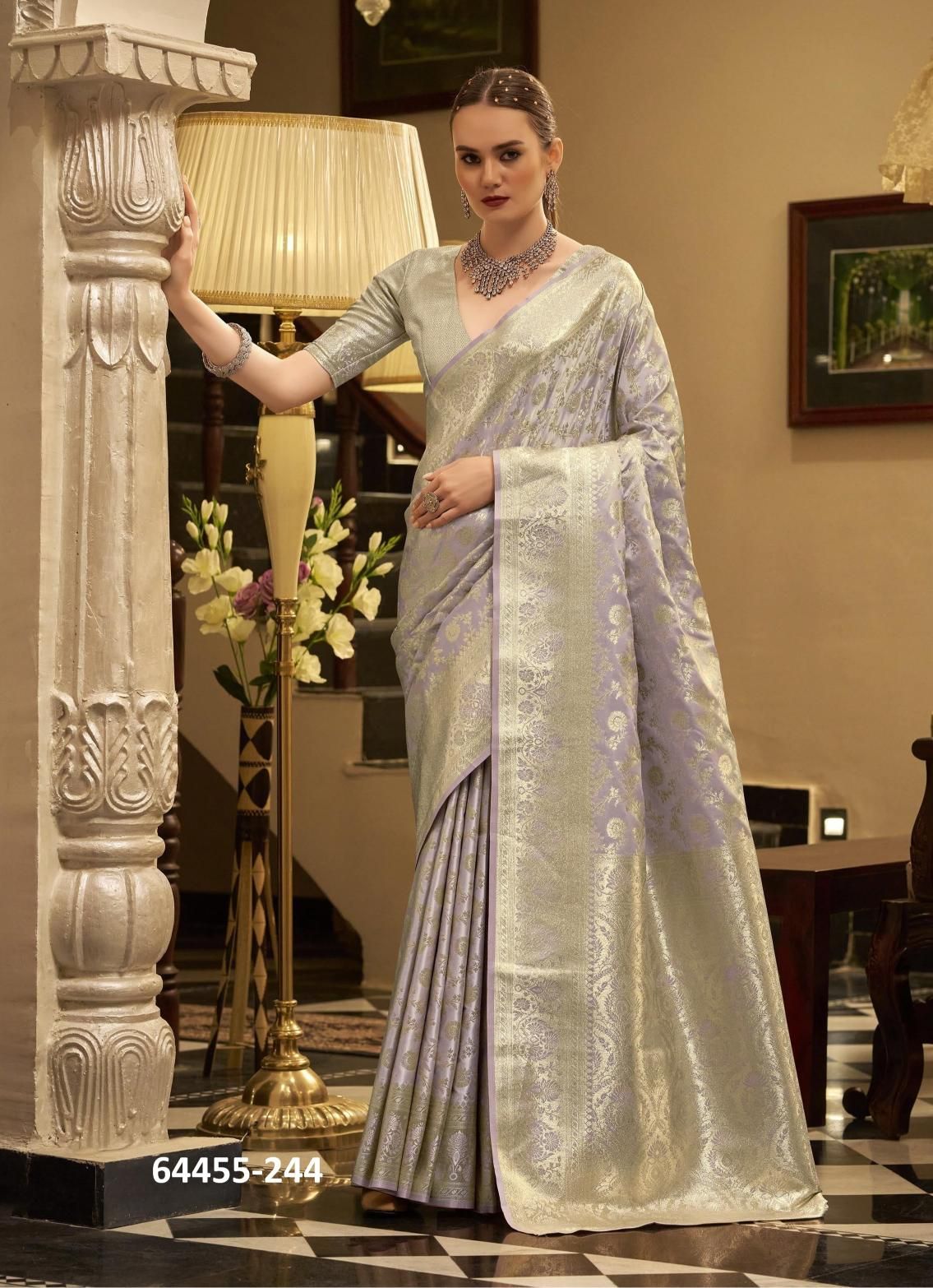 SHELLA SILK - Catalog # 64455 (Set of 6 Sarees) SHELLA SILK - Catalog # 64455 (Set of 6 Sarees)