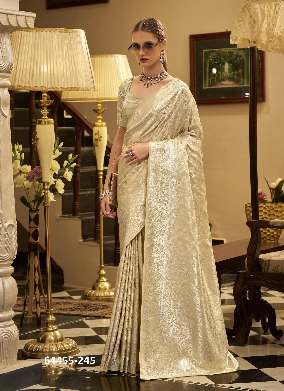 SHELLA SILK - Catalog # 64455 (Set of 6 Sarees) SHELLA SILK - Catalog # 64455 (Set of 6 Sarees)