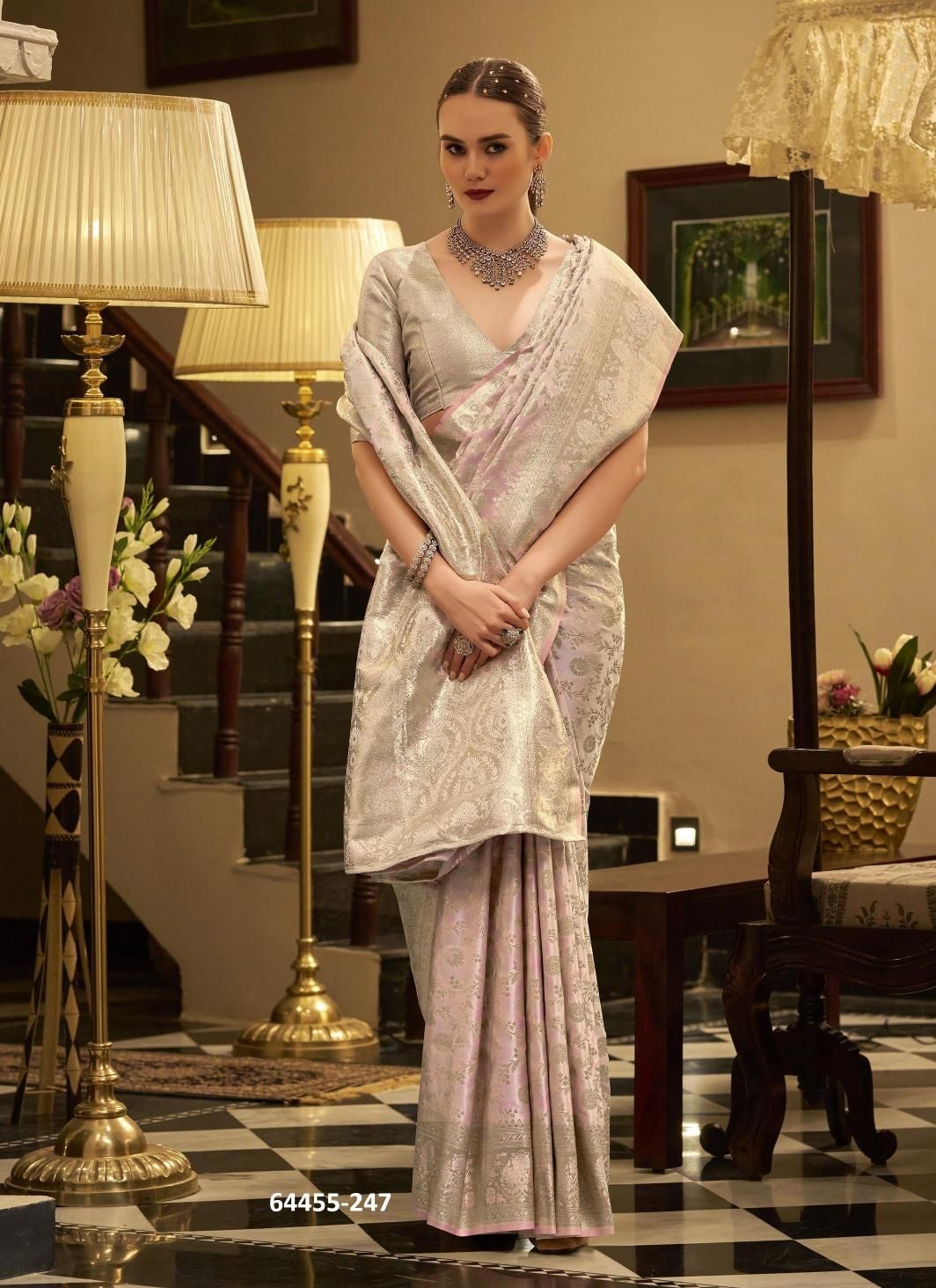 SHELLA SILK - Catalog # 64455 (Set of 6 Sarees) SHELLA SILK - Catalog # 64455 (Set of 6 Sarees)