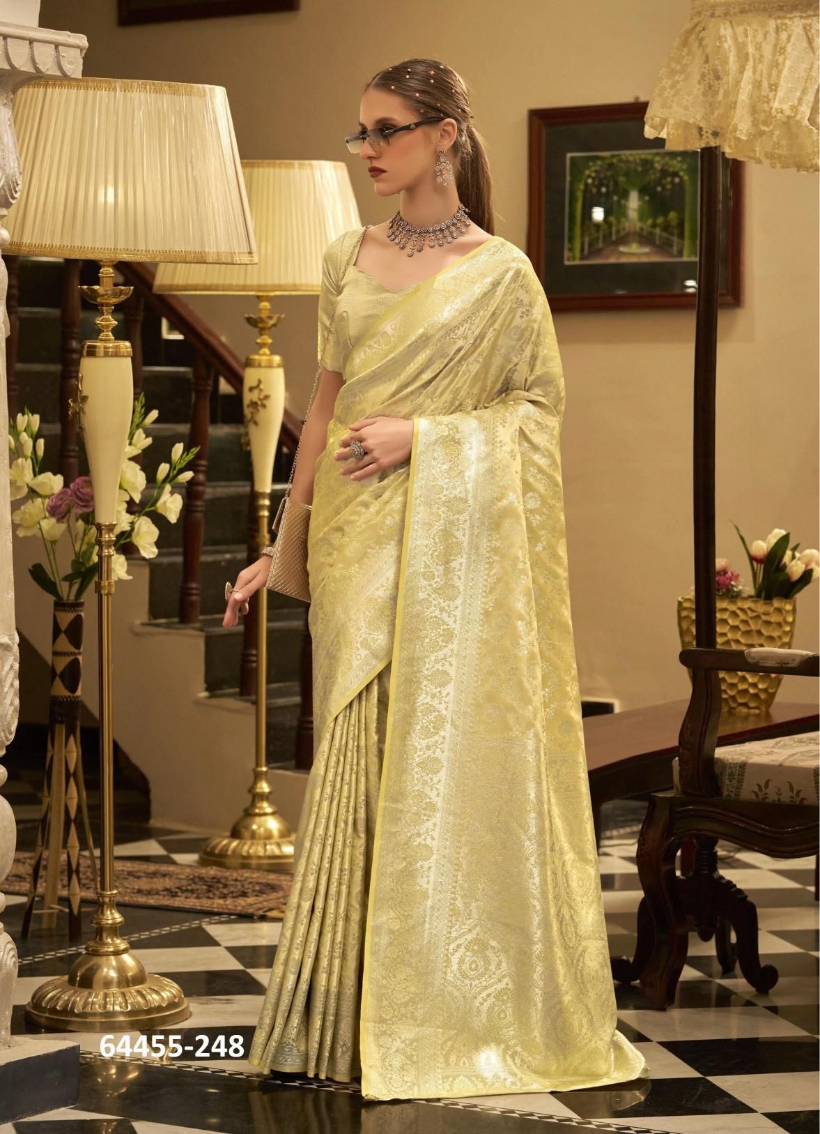 SHELLA SILK - Catalog # 64455 (Set of 6 Sarees) SHELLA SILK - Catalog # 64455 (Set of 6 Sarees)