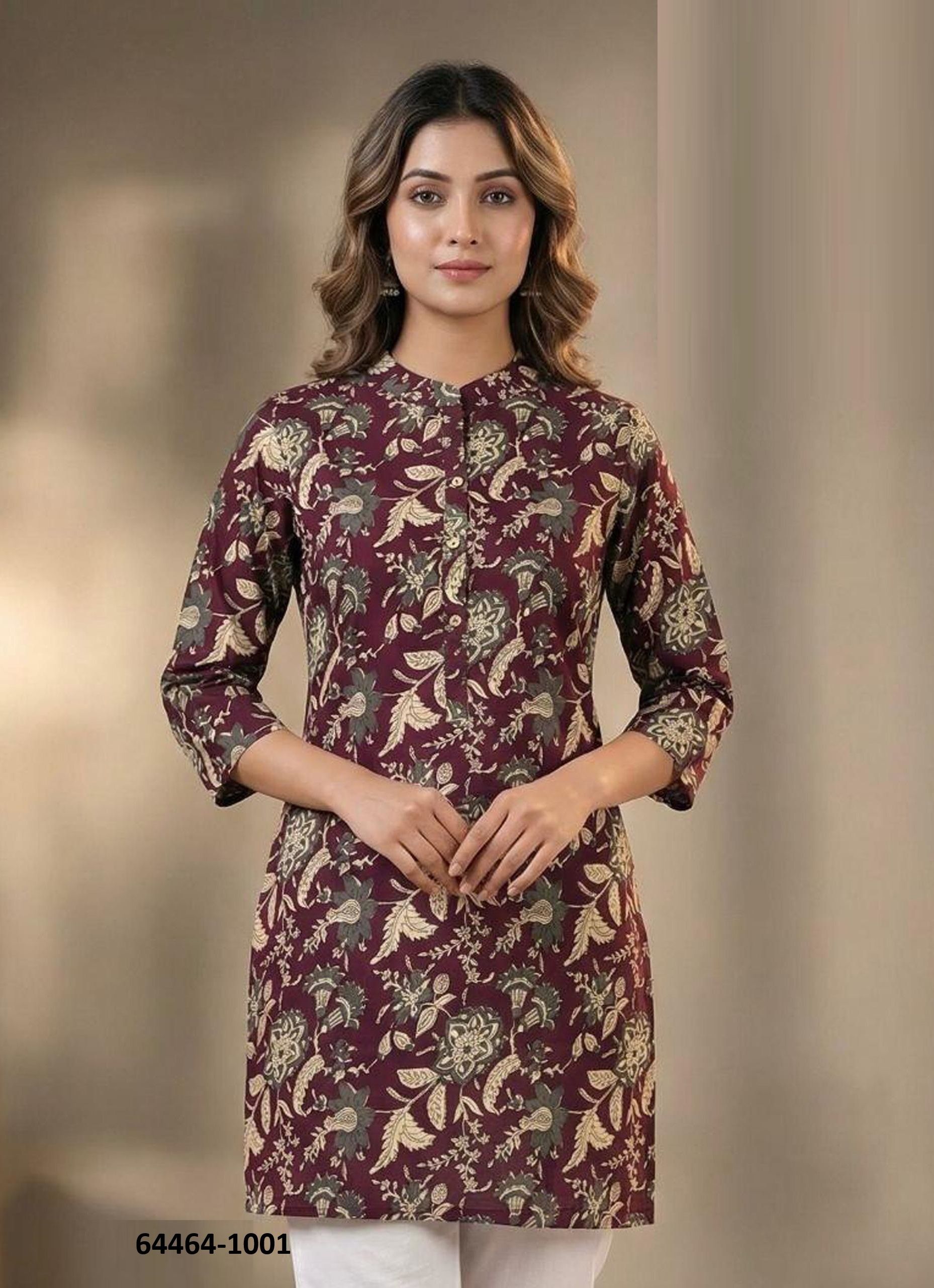 ROSHNI - Catalog # 64464 (Set of 6 Readymade Women's Kurtis / Tops) ROSHNI - Catalog # 64464 (Set of 6 Readymade Women's Kurtis / Tops)