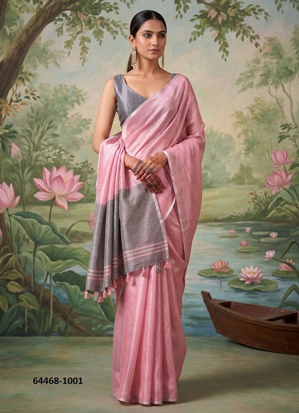 VRINDAVAN - Catalog # 64468 (Set of 6 Sarees) VRINDAVAN - Catalog # 64468 (Set of 6 Sarees)