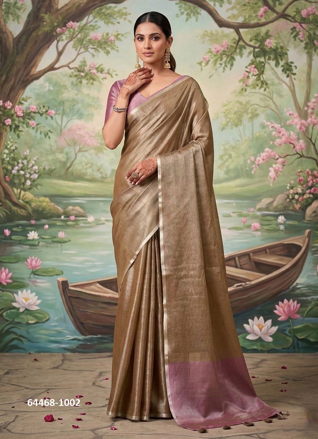 VRINDAVAN - Catalog # 64468 (Set of 6 Sarees) VRINDAVAN - Catalog # 64468 (Set of 6 Sarees)