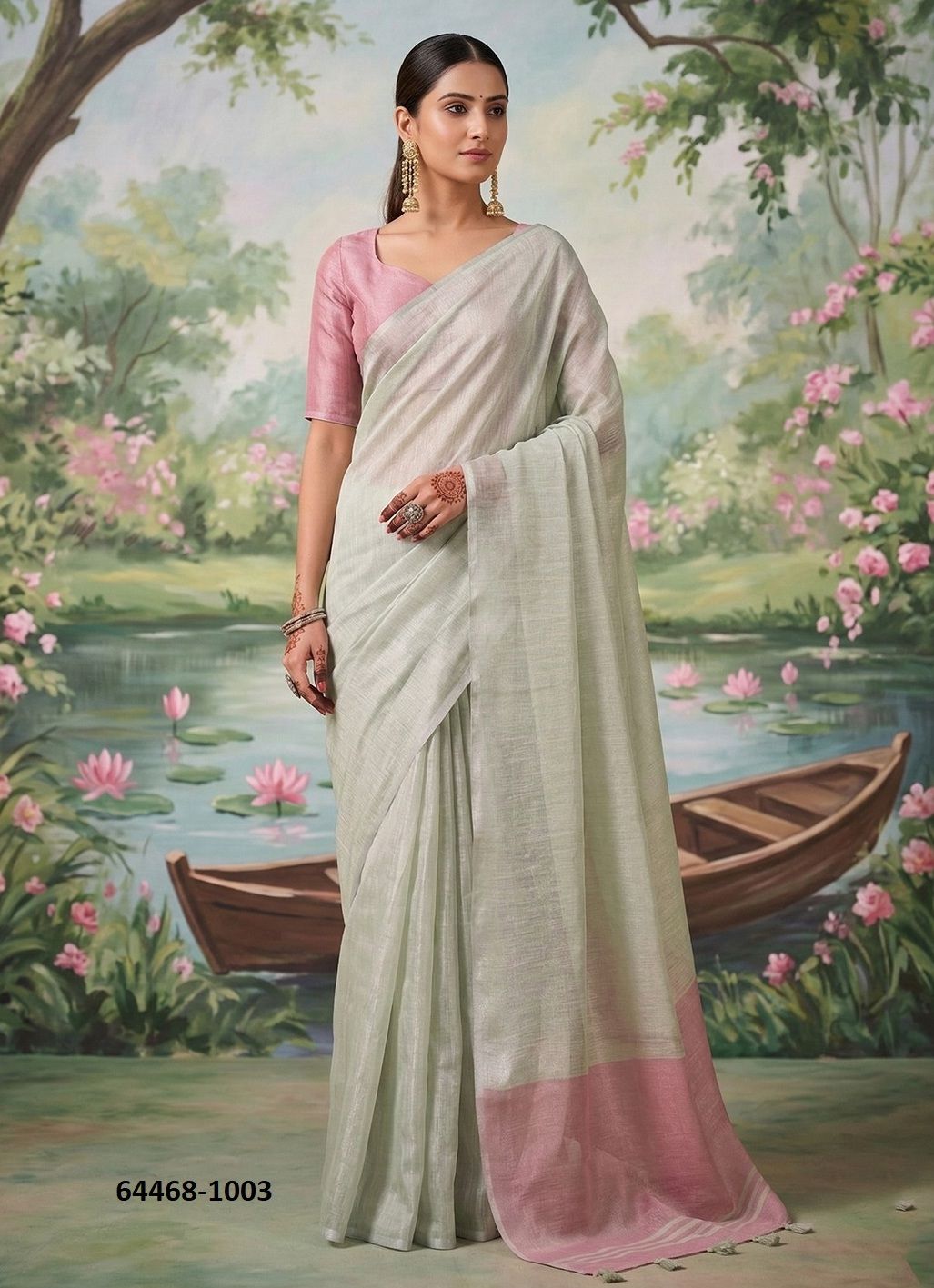 VRINDAVAN - Catalog # 64468 (Set of 6 Sarees) VRINDAVAN - Catalog # 64468 (Set of 6 Sarees)