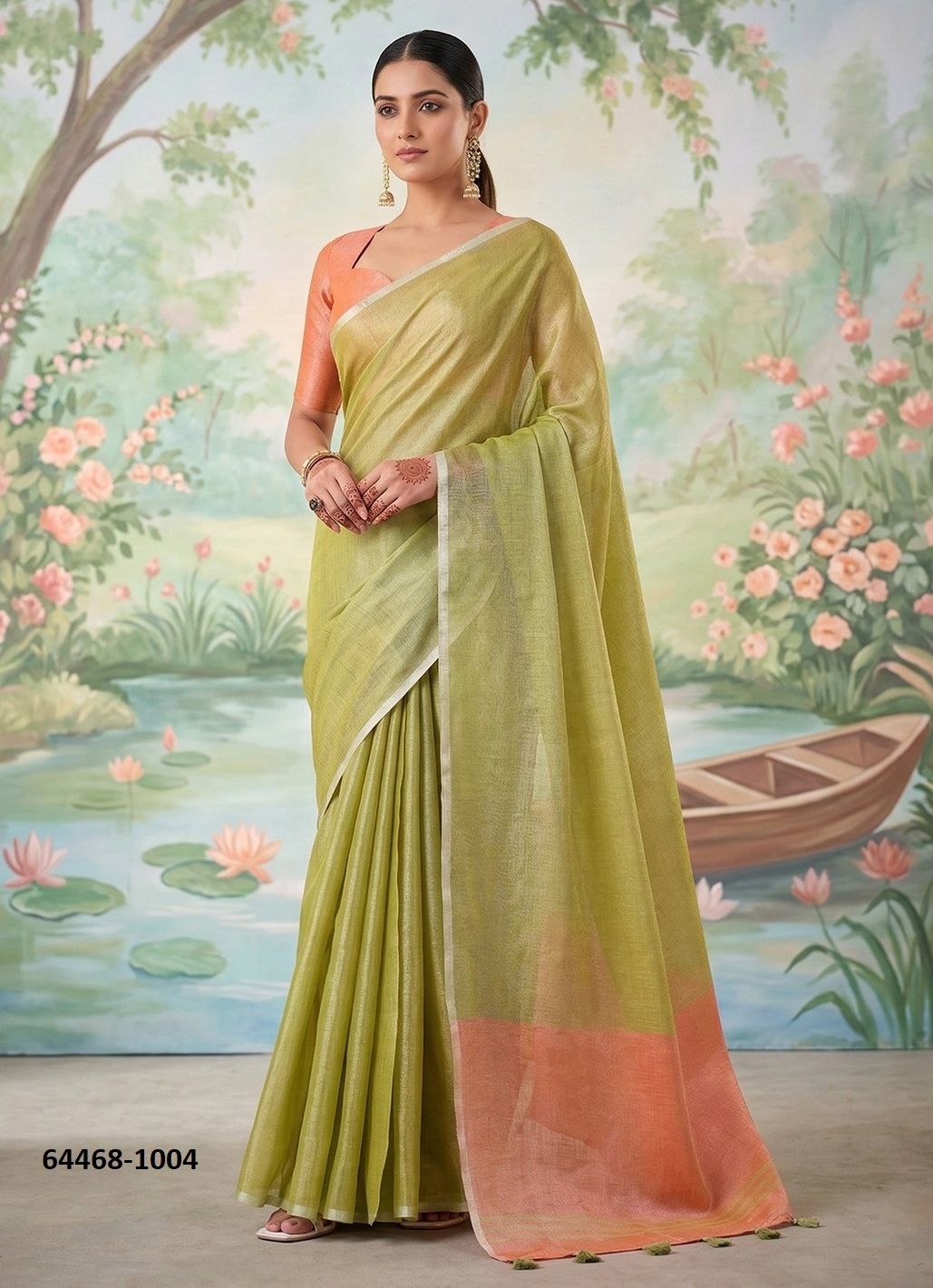 VRINDAVAN - Catalog # 64468 (Set of 6 Sarees) VRINDAVAN - Catalog # 64468 (Set of 6 Sarees)