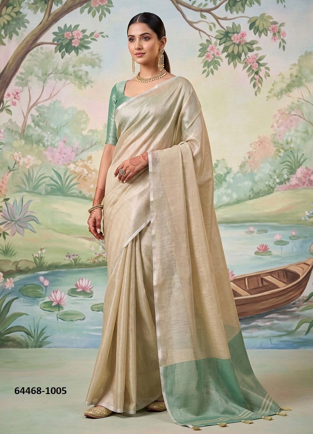 VRINDAVAN - Catalog # 64468 (Set of 6 Sarees) VRINDAVAN - Catalog # 64468 (Set of 6 Sarees)
