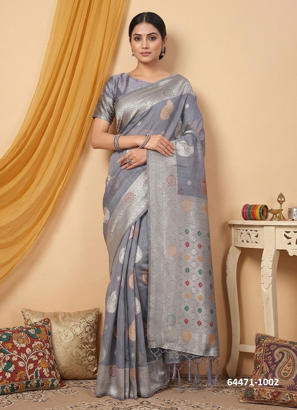 RIWAAZ - Catalog # 64471 (Set of 6 Sarees)