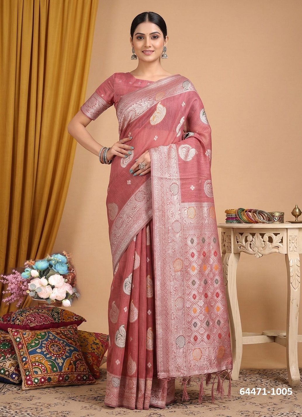 RIWAAZ - Catalog # 64471 (Set of 6 Sarees)
