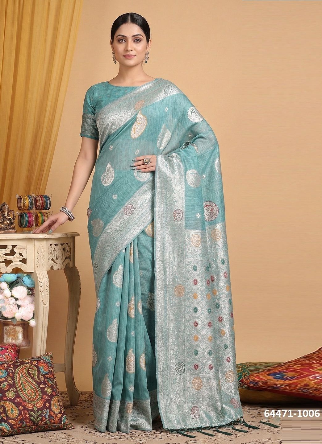 RIWAAZ - Catalog # 64471 (Set of 6 Sarees)