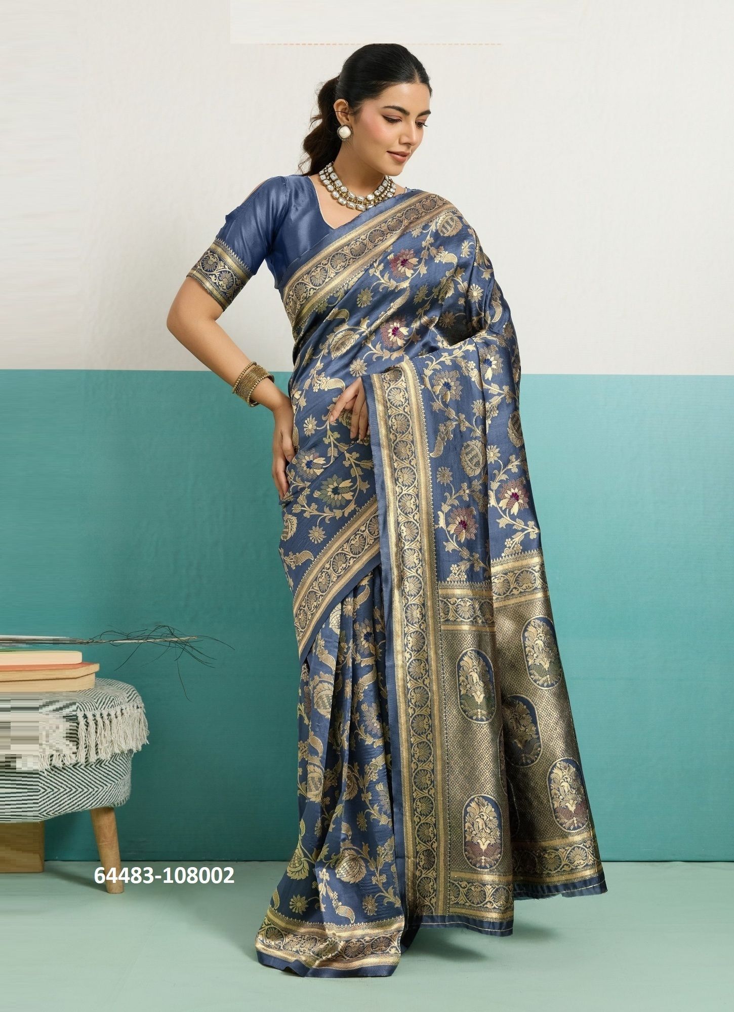 VANTASA - Catalog # 64483 (Set of 6 Sarees) VANTASA - Catalog # 64483 (Set of 6 Sarees)