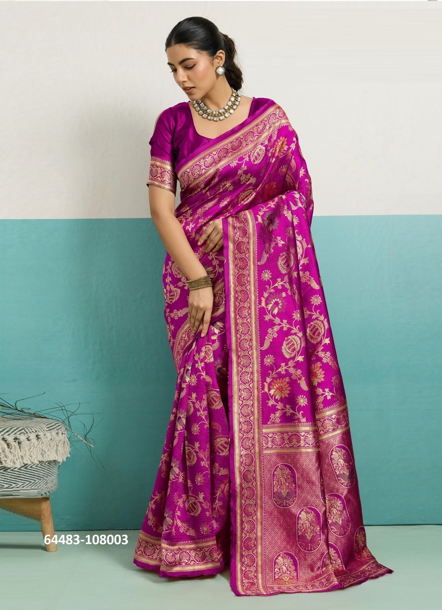 VANTASA - Catalog # 64483 (Set of 6 Sarees) VANTASA - Catalog # 64483 (Set of 6 Sarees)