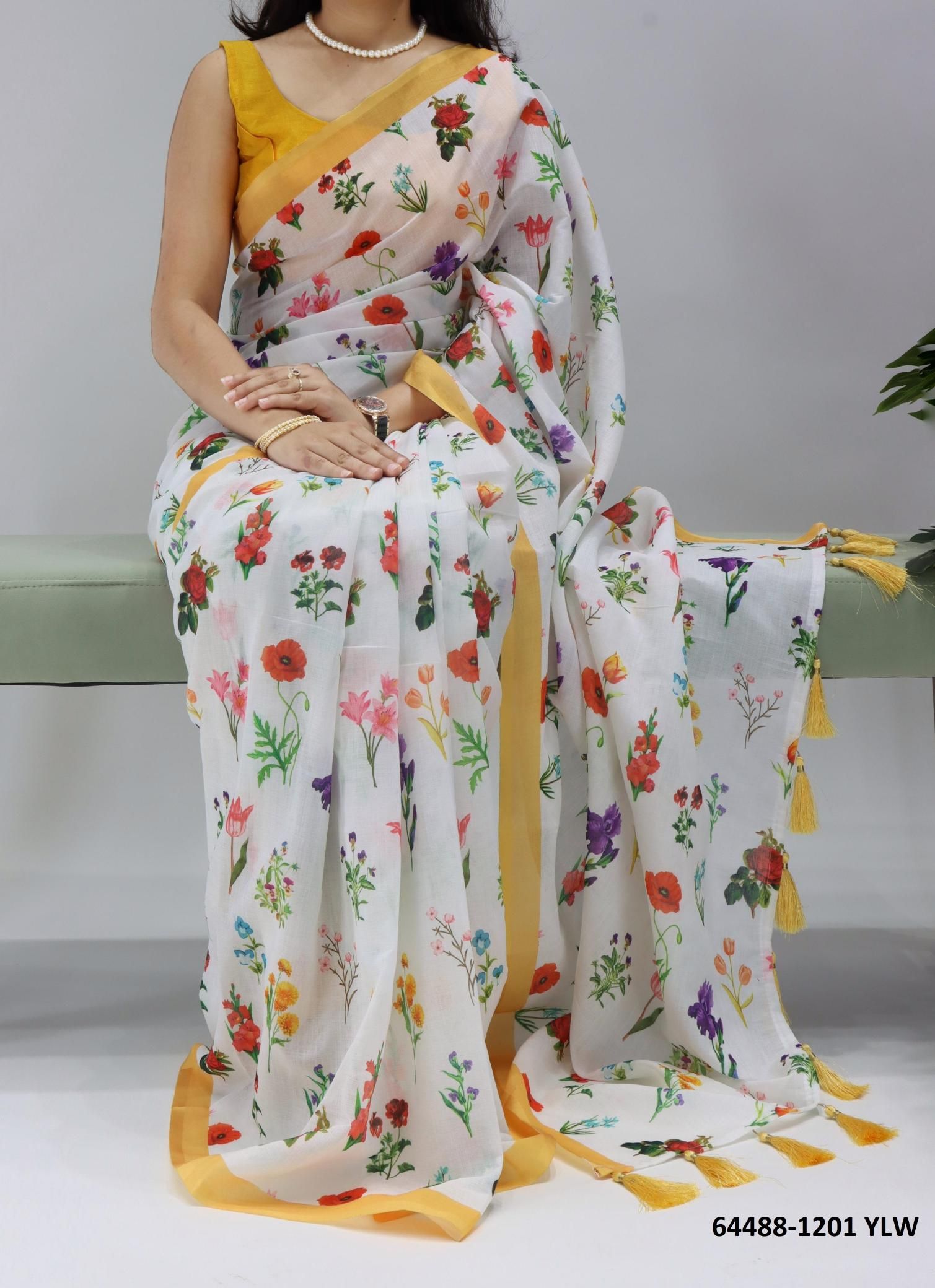 SERIES 1201 - Catalog # 64488 (Set of 3 Sarees)
