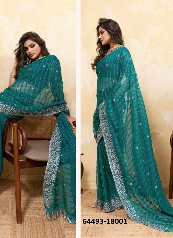 ONEMER - Catalog # 64493 (Set of 6 Sarees) ONEMER - Catalog # 64493 (Set of 6 Sarees)