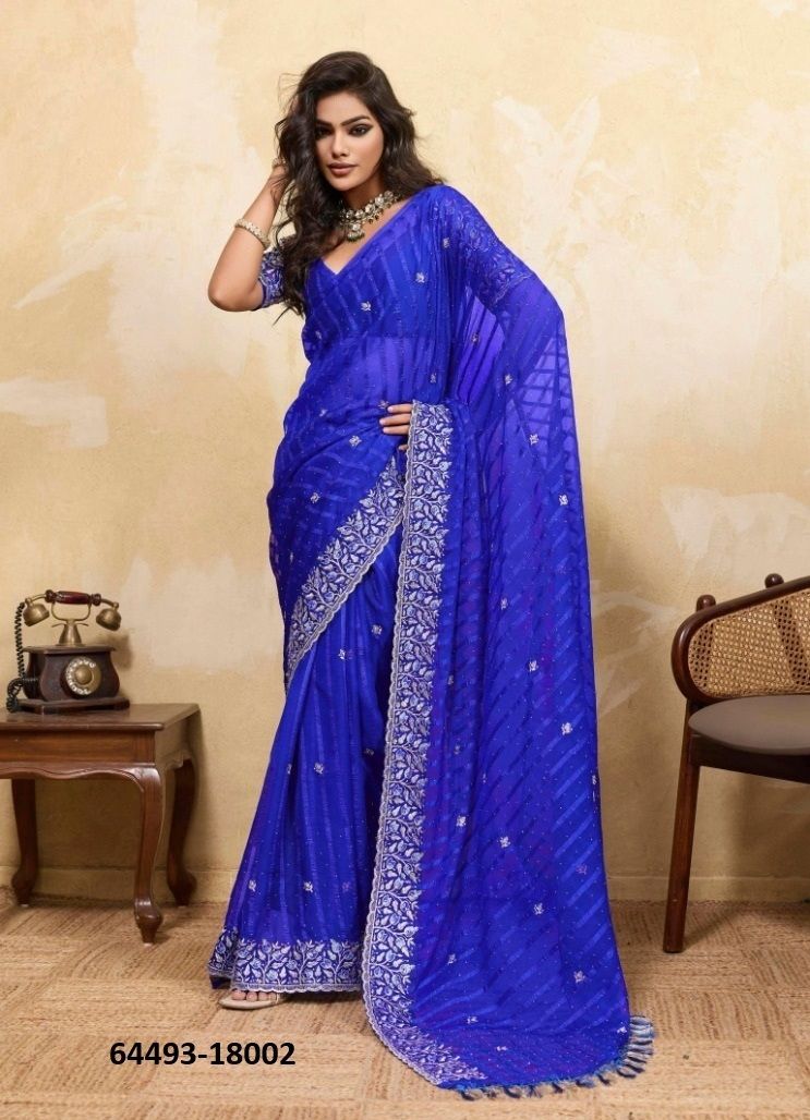 ONEMER - Catalog # 64493 (Set of 6 Sarees) ONEMER - Catalog # 64493 (Set of 6 Sarees)