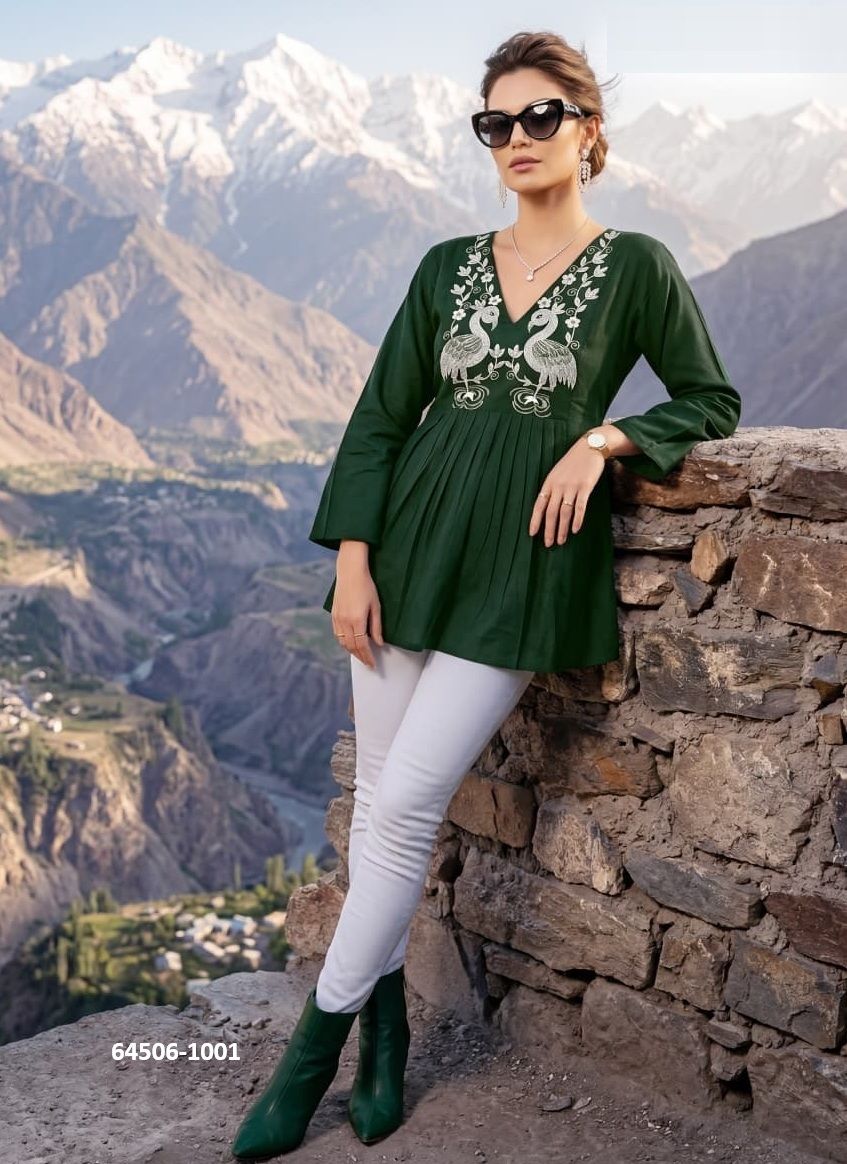 PULPY 16 - Catalog # 64506 (Set of 6 Readymade Women's Kurtis / Tops) PULPY 16 - Catalog # 64506 (Set of 6 Readymade Women's Kurtis / Tops)