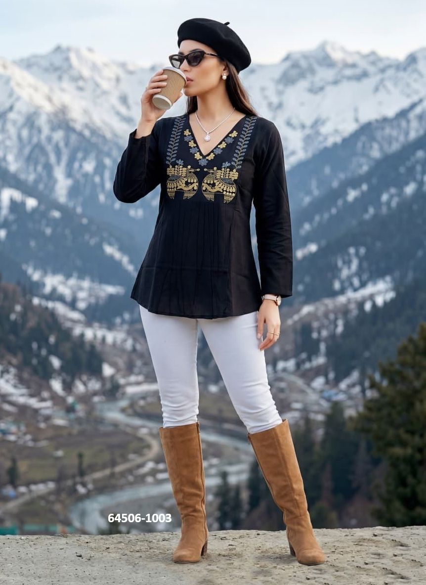 PULPY 16 - Catalog # 64506 (Set of 6 Readymade Women's Kurtis / Tops) PULPY 16 - Catalog # 64506 (Set of 6 Readymade Women's Kurtis / Tops)