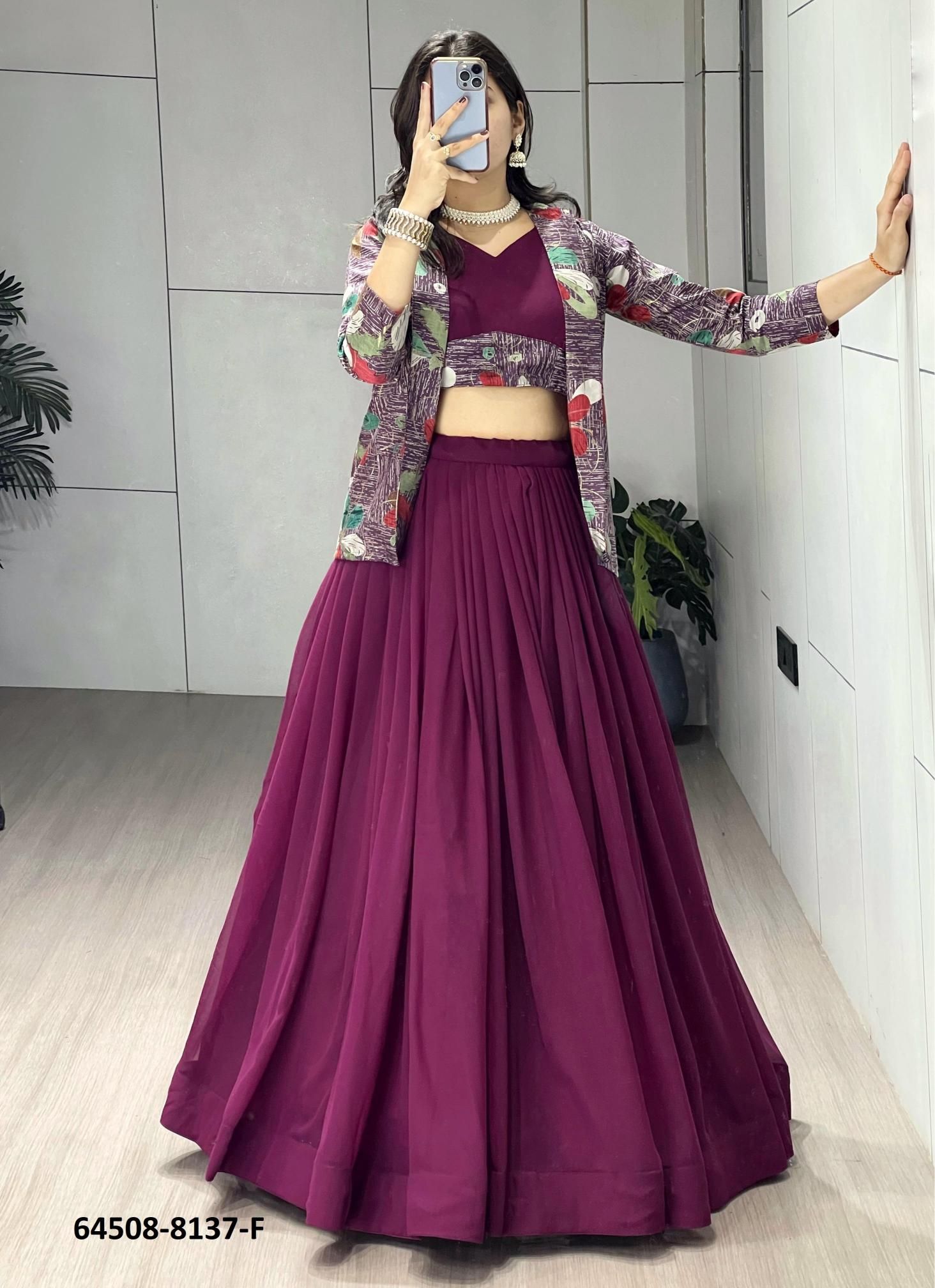 SERIES 8137 - Catalog # 64508 (Set of 7 Readymade Lehengas) SERIES 8137 - Catalog # 64508 (Set of 7 Readymade Lehengas)