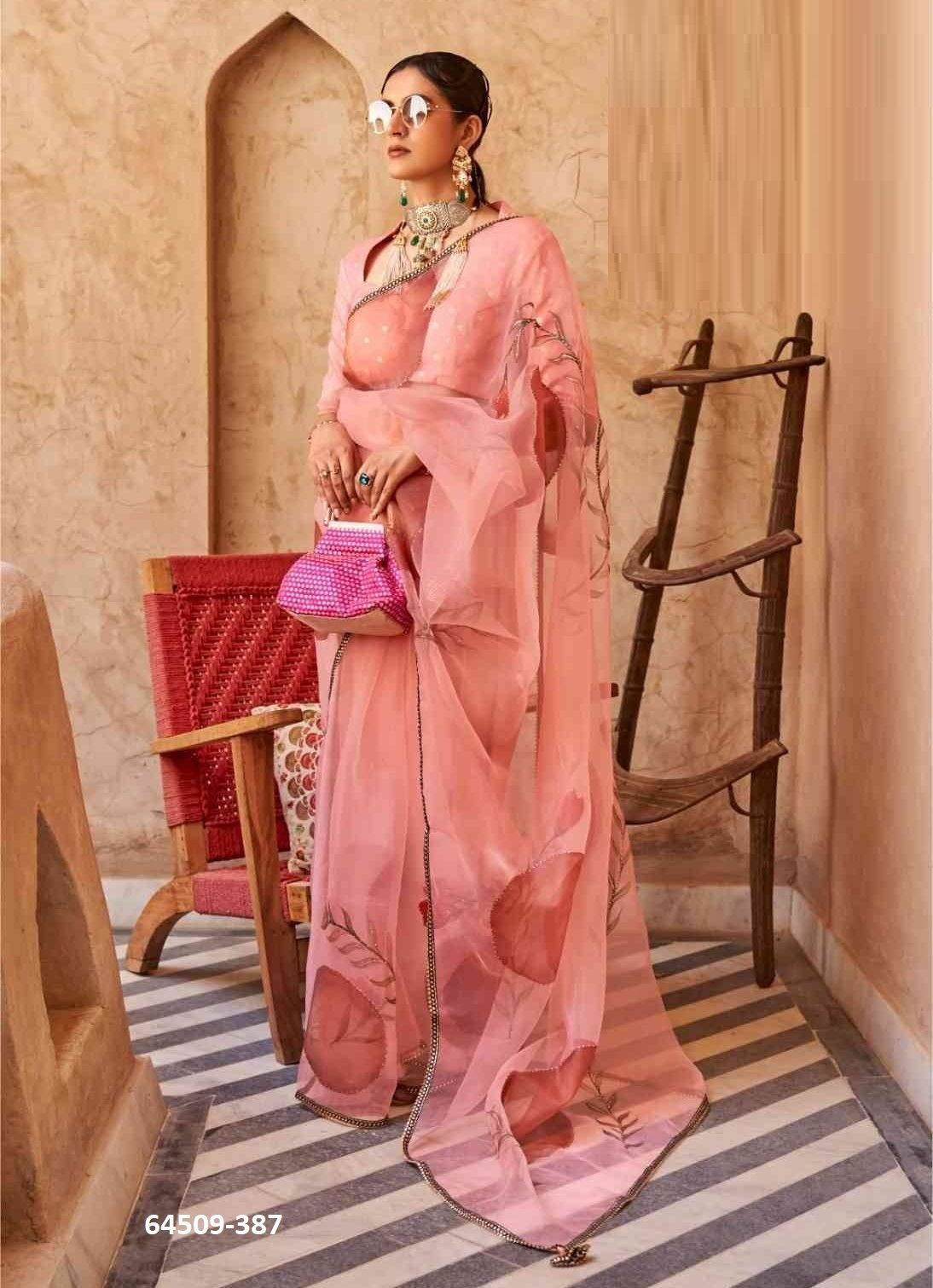 CANVAS - Catalog # 64509 (Set of 8 Sarees) CANVAS - Catalog # 64509 (Set of 8 Sarees)