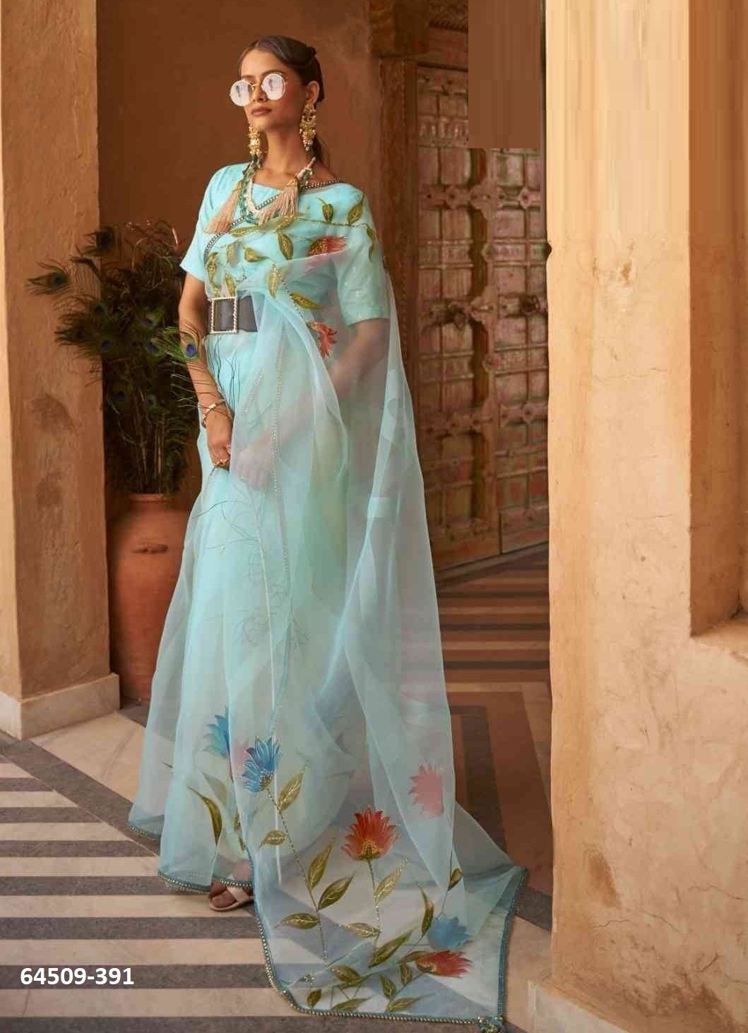 CANVAS - Catalog # 64509 (Set of 8 Sarees) CANVAS - Catalog # 64509 (Set of 8 Sarees)