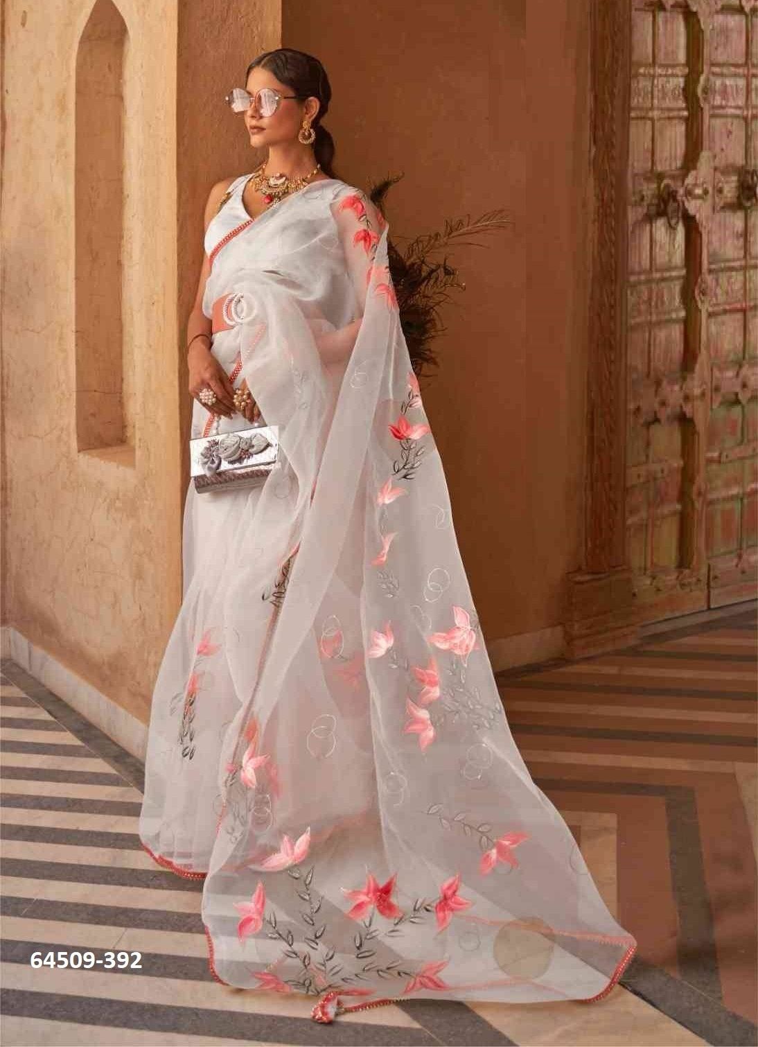 CANVAS - Catalog # 64509 (Set of 8 Sarees) CANVAS - Catalog # 64509 (Set of 8 Sarees)