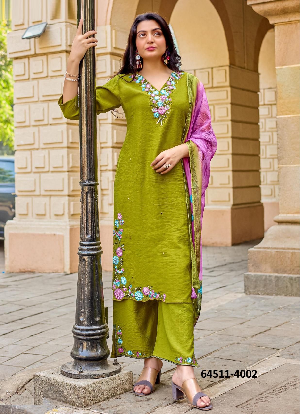 VAARI - Catalog # 64511 (Set of 4 Readymade Salwar Suits) VAARI - Catalog # 64511 (Set of 4 Readymade Salwar Suits)