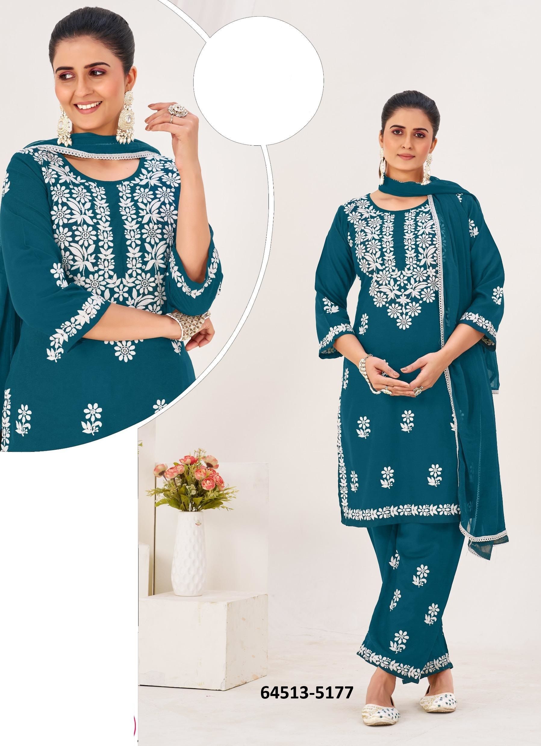 ELIZABETH 5 - Catalog # 64513 (Set of 4 Readymade Salwar Suits) ELIZABETH 5 - Catalog # 64513 (Set of 4 Readymade Salwar Suits)