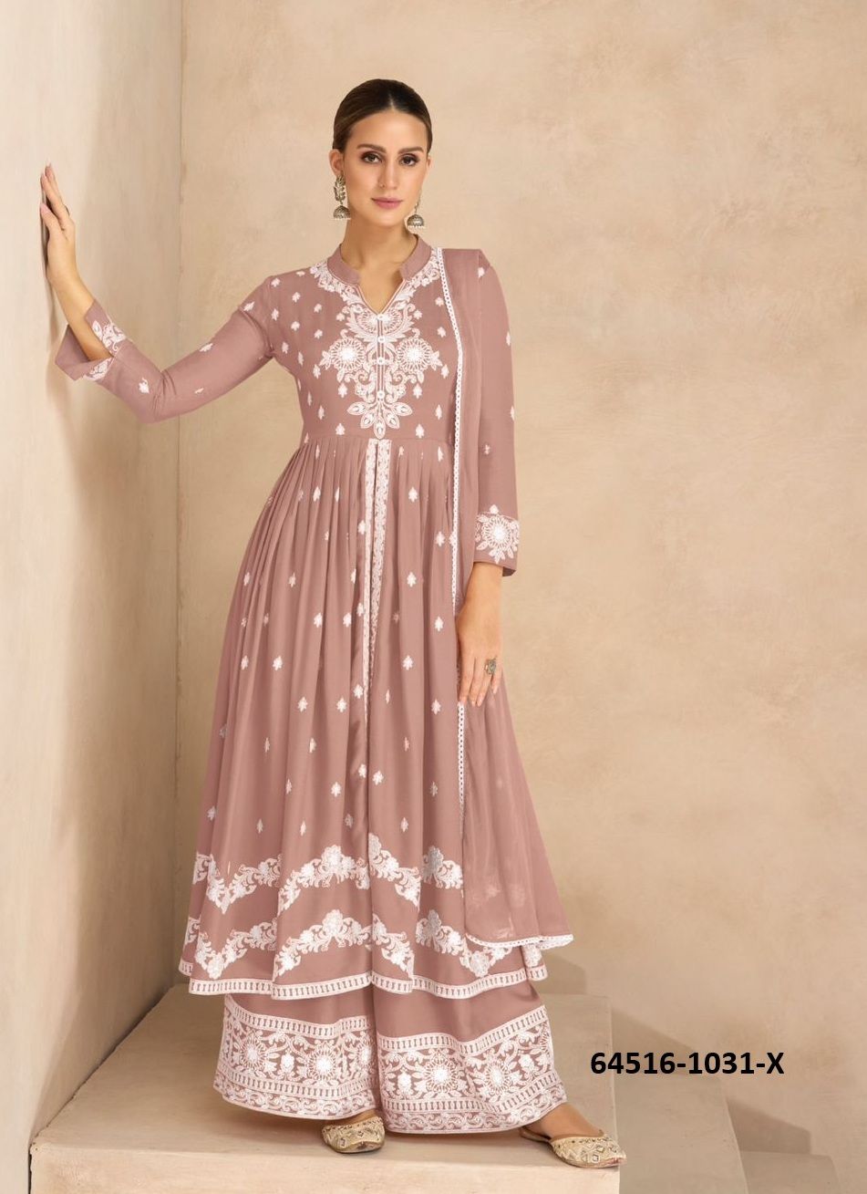 LAKHNAVI 6 GOLD - Catalog # 64516 (Set of 5 Readymade Salwar Suits) LAKHNAVI 6 GOLD - Catalog # 64516 (Set of 5 Readymade Salwar Suits)